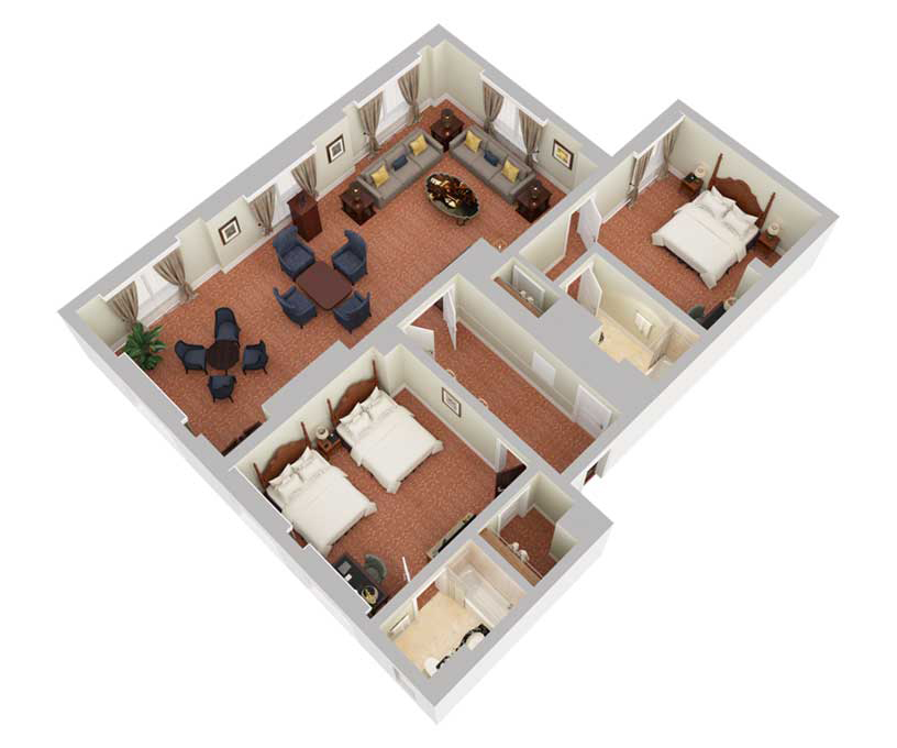 Presidential Suite Floorplan